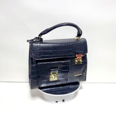 MoliMoi London Damen Umhängetasche Umhängetasche PU-Ledertasche Handtasche Seitentasche Messenger Bag 8206