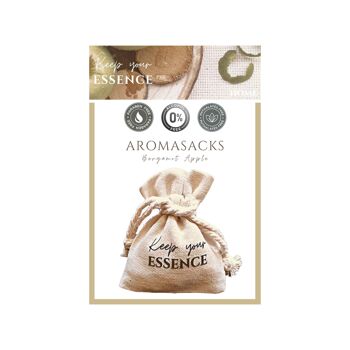 Désodorisant POMME BERGAMOTE - Sachet de perles aromatiques pour armoires et tiroirs 1