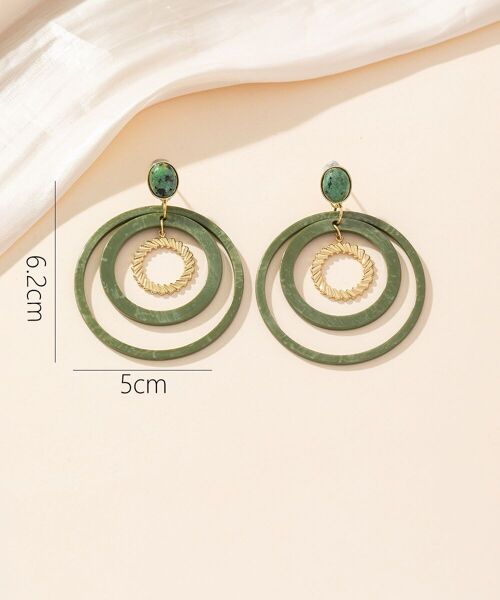 Boucles d'oreilles Clou Acier 24BOA006