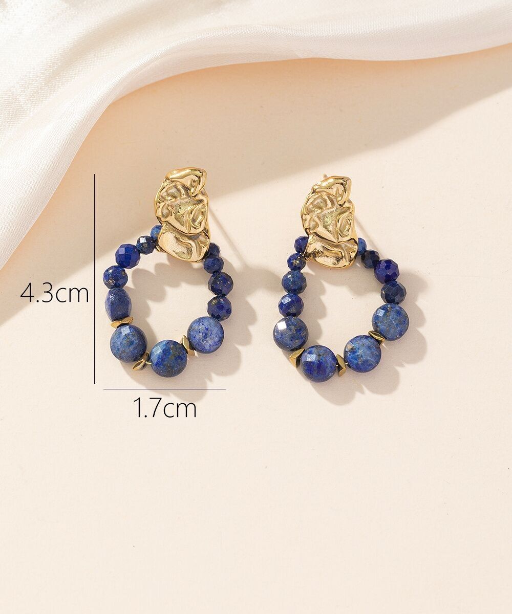 Orecchini a bottone in acciaio 24BOA007