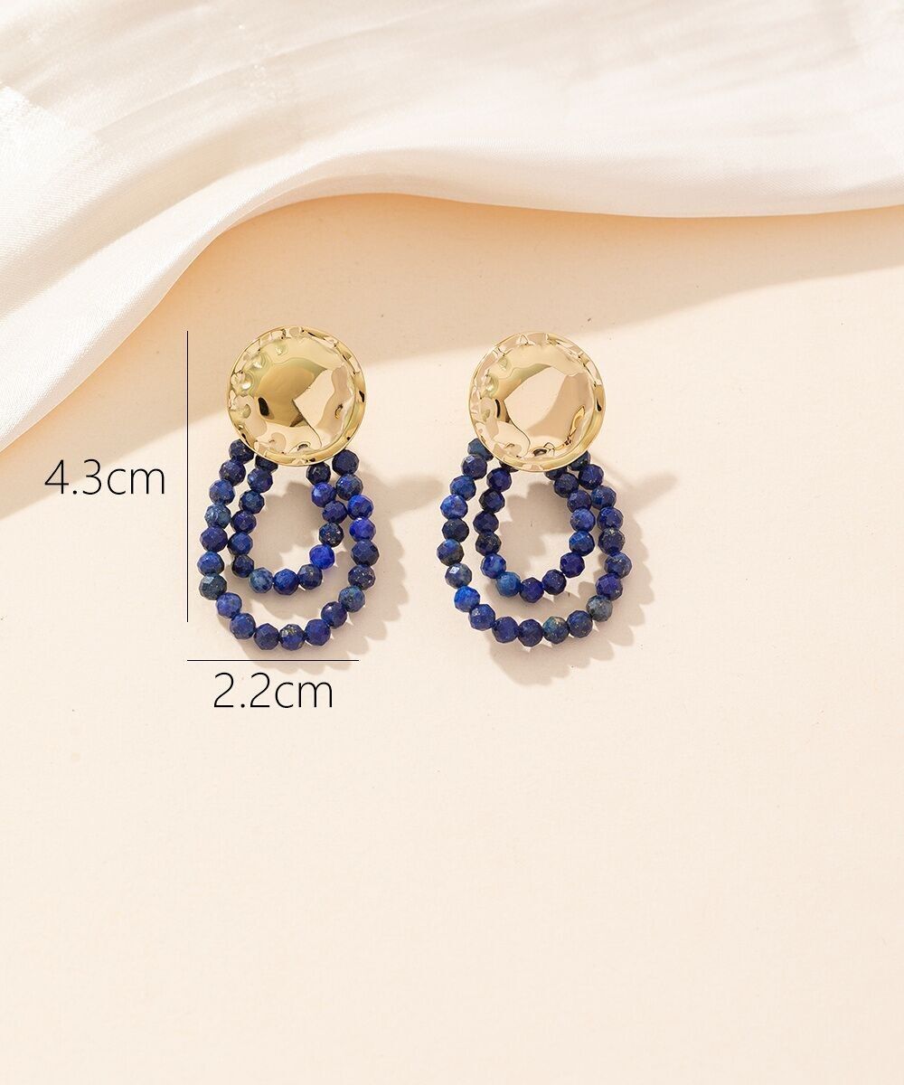 Orecchini a bottone in acciaio 24BOA013