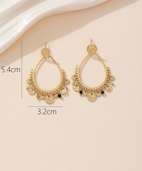 Boucles d'oreilles Clou Acier 24BOA015