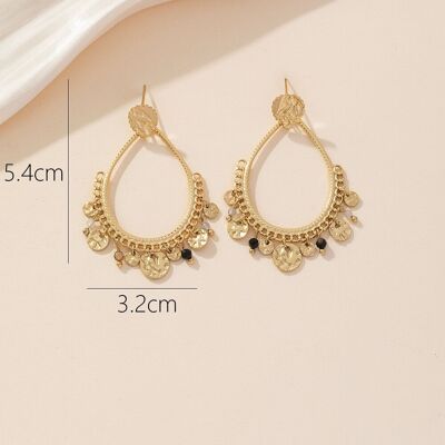 Steel Stud Earrings 24BOA015