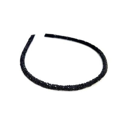 SIA DIADEMA GLITTER NERO