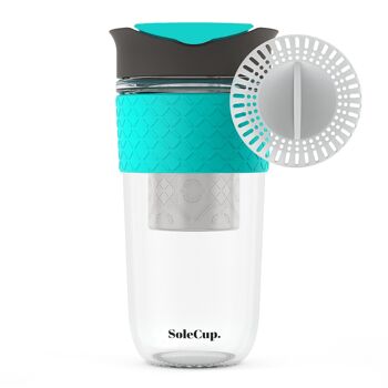 Grande tasse de voyage SoleCup - Pack complet - Silicone 18 oz 24