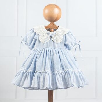 Un paquet de quatre tailles parfaites pour Pâques et l'Aïd, ensemble de robes classiques pour filles de 6 à 18 mois 5
