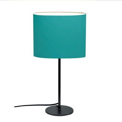 Lámpara de mesa esmeralda