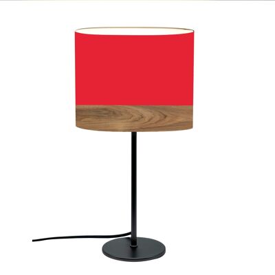 Lámpara de mesa Boobby roja