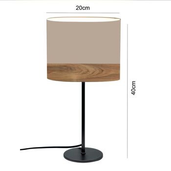 Lampe de Table Boobby Taupe 2