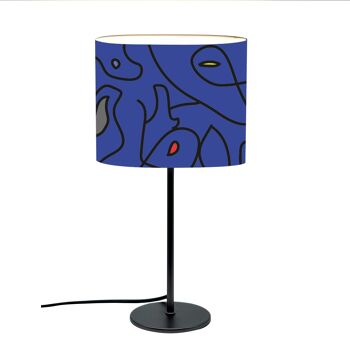 Lampe de Table Abstrait Bleu 1