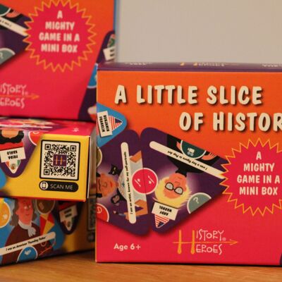 History Heroes' A LITTLE SLICE OF HISTORY family card game