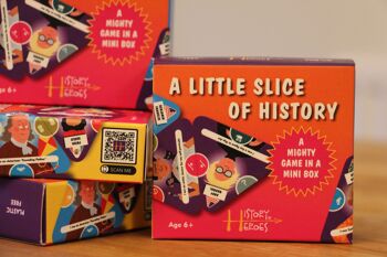 Jeu de cartes familial A LITTLE SLICE OF HISTORY de History Heroes 1