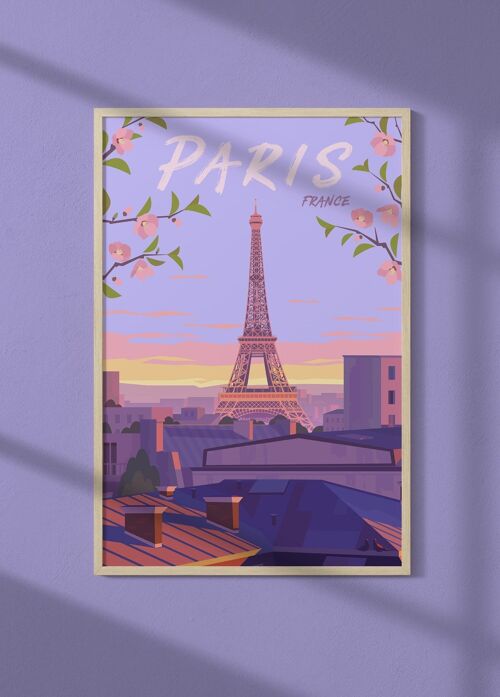 Affiche illustration de Paris 4