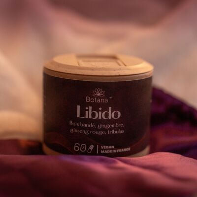 Libido-Ergänzung – gebundenes Holz, Ingwer, roter Ginseng, Tribulus