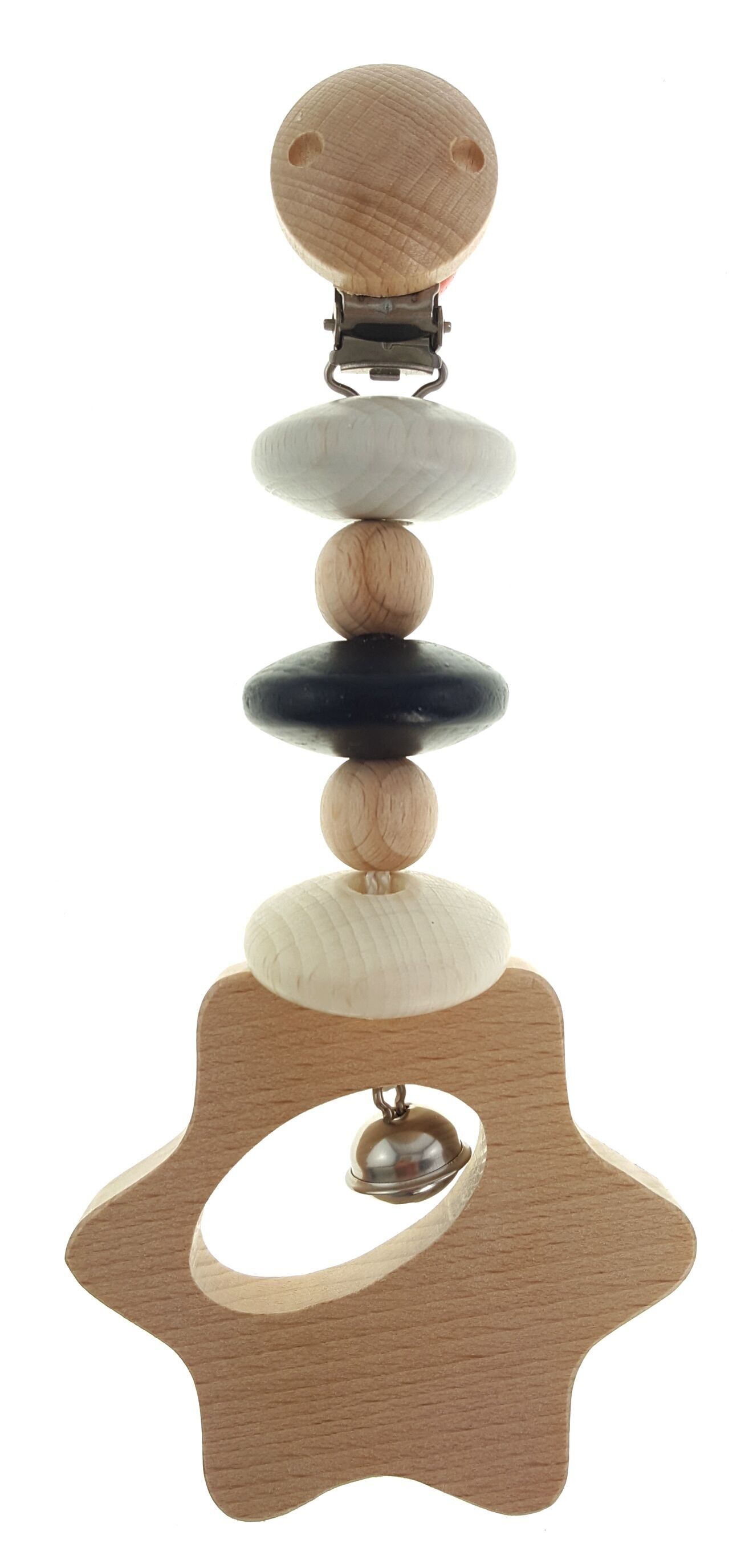 Stella appendiabiti per auto, nero naturale