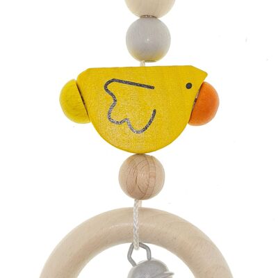 Cart hanger duck, natural yellow