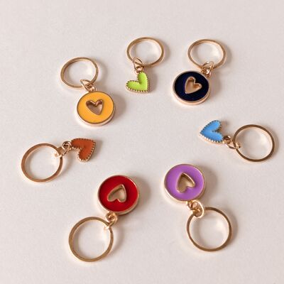 Little hearts #3 - Marker rings