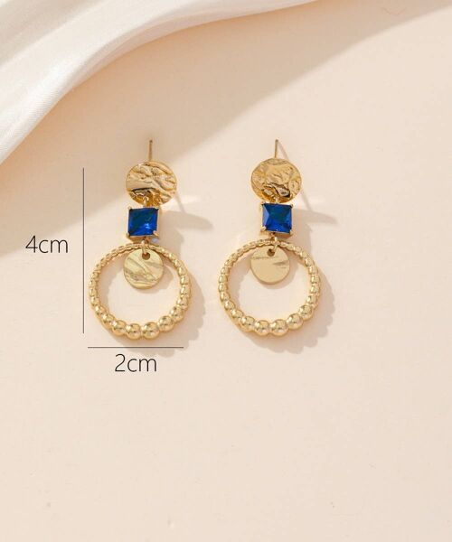 Boucles d'oreilles Clou Acier 24BOA018