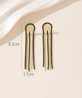 Boucles d'oreilles Clou Acier 24BOA022 3