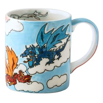Mug Dragon Time - vaisselle en céramique - peint à la main 1