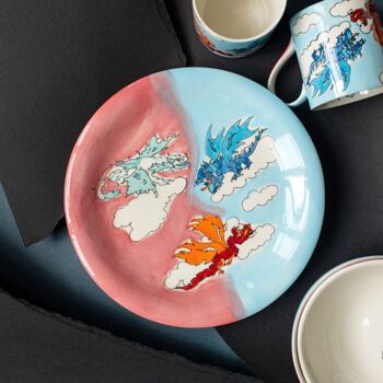 Mug Dragon Time - vaisselle en céramique - peint à la main 3