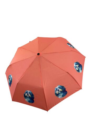 Parapluie imprimé chien Shih Tzu (court) - Multi 1
