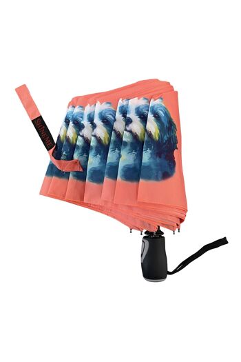 Parapluie imprimé chien Shih Tzu (court) - Multi 3