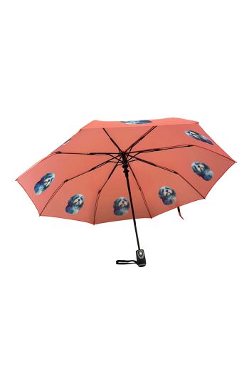 Parapluie imprimé chien Shih Tzu (court) - Multi 4