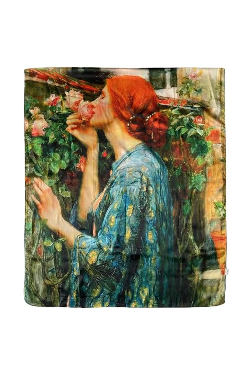 Waterhouse's Soul Of The Rose Pre Raphaelite Silk Scarf - Multi