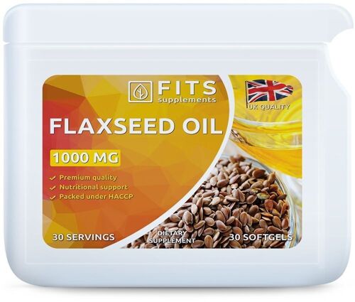 Flaxseed Oil 1000mg softgels