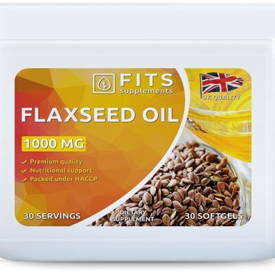 Flaxseed Oil 1000mg softgels