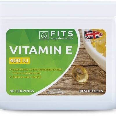 Vitamina E 400UI 90 cápsulas blandas