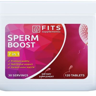 Sperm Boost 7 en 1 tabletas complejas