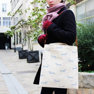 Sac en coton chien