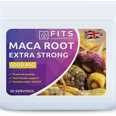 Gélules Maca Extra Forte 4000 mg