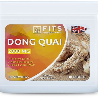 Tabletas Dong Quai 2000 mg