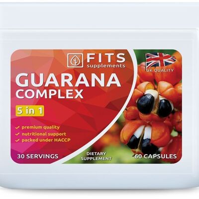 Complejo de guaraná 5 en 1 cápsulas