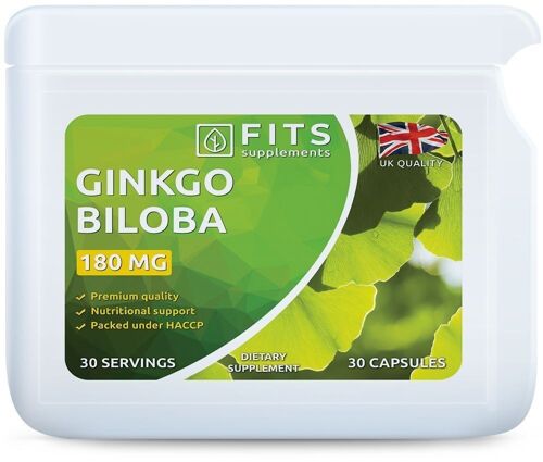 Ginkgo Biloba 180mg capsules
