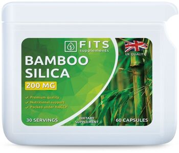 Gélules de Silice de Bambou 200mg