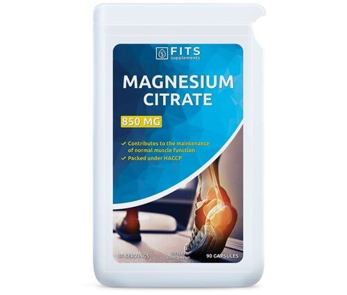 Magnesium Citrate 850mg 90 capsules