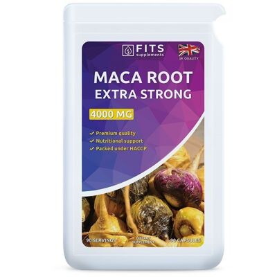 Maca Extra Strong 4000 mg 90 Kapseln