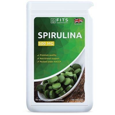 Spiruline 500mg 180 comprimés