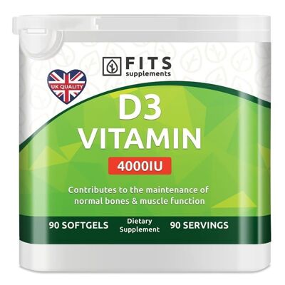 Vitamin D3 4000 IE 90 Kapseln