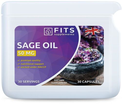 Sage Oil 50mg capsules