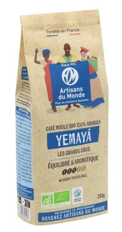 Caffè macinato biologico Yemayá – 250g