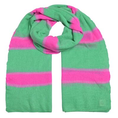 Cashmere scarf Angi-cs in neon green