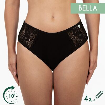 Femieko Bella Menstrual Panties – with lace, French cut style – moderate and strong absorption