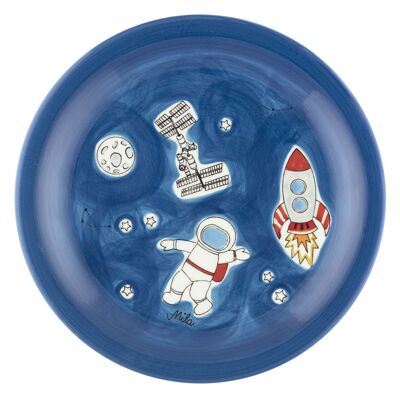 Plate Space - vaisselle en céramique - peinte à la main