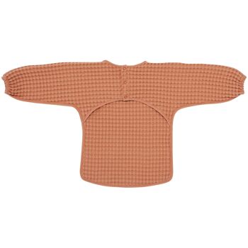 Bavoir manches longues en coton gaufré 6-24M 5