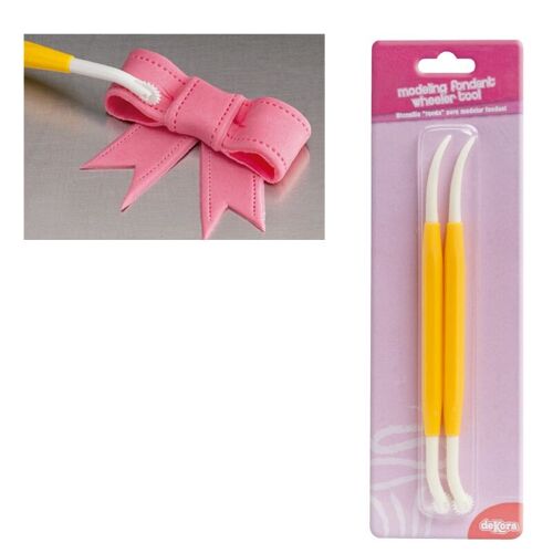 UTENSILIO RUEDA PARA MODELAR FONDANT 15.5CM